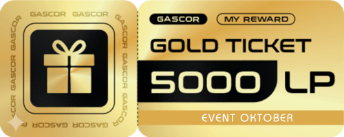 Gold Ticket - Event GASCOR Mingguan Oktober Periode 4